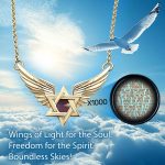 Israel Store Online Winged Cross Necklace with Bible Chip Inside from My Nano Jewelry
